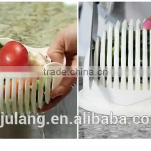 2017New Design Fruit Vegetable Plastic Salad Slicer Cutter Salad Maker Bowl /plastic Salad Cutter Bowl thumbnail-5