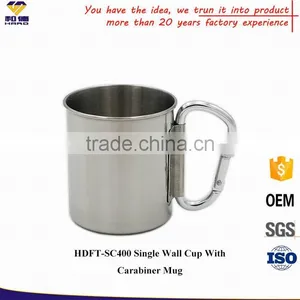 New Products ! OEM Single Wall Travel Mug Stainless Steel thumbnail-1