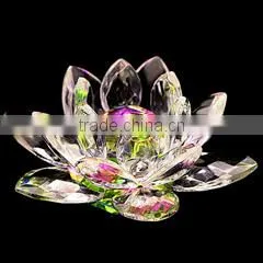 Crystal Lotus Candle Holder thumbnail-1