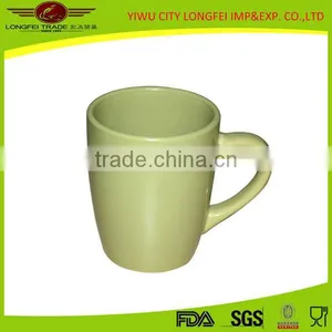 Plain Colored Glazed Thick Porcelain Coffee Mug thumbnail-1