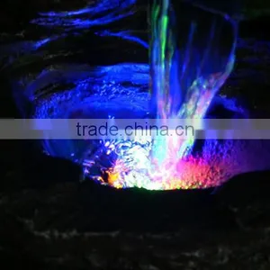 Five Stream Rock Cavern Tabletop Fountain With Multi-Colored LED Lights thumbnail-4