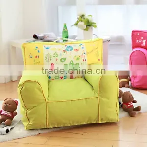 Lovely Colorful Printed Forest Party Kids Upholstery Sofa - New Arrival Cute Designed Children Room Pouf BF11-02284b thumbnail-1
