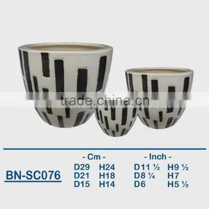 Vietnamese Ceramic Indoor Pot/ Indoor Planter BN-SC074 thumbnail-3