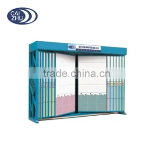 Ceramic Steel Tube Painted Tile Showroom Display Shelf thumbnail-1