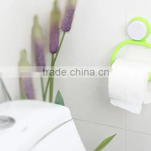 Vacuum Suction Cup Kitchen and Bathroom Plastic Shelf/holder/Towel Rack/roll Tissue Stand thumbnail-2