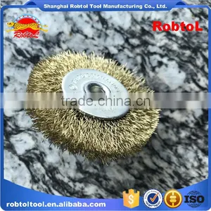 75MM Steel Wire Cup Brush Wheel Twist Knot Crimped Bowl Disc Abrasive M10 Round Grinding Cheaning Brush thumbnail-1