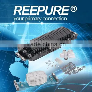 Horizontal Type Fiber Optic Splice Closure With Two Inlets/outlets thumbnail-1