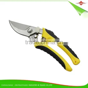 High Quality 8 Inches Stainless Steel Garden Scissors/Pruner With PP+TPR Handle thumbnail-2