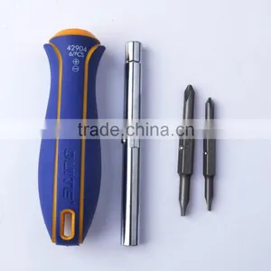 6 in 1 Screwdrvier Set ,Multifunctional Combination Screwdriver Set,DIN CR-V Screwdriver Set thumbnail-2