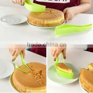Cheap New Cake Server Pie Cutter Bread Slicer Plastic Knife Wedding Party Kitchen Tool thumbnail-3