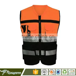 Wholesale Safety Vest Coverall 3m Reflective Tape for Clothing thumbnail-1