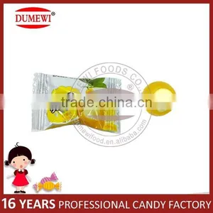 Halal Tablet Center Filled Fruit Hard Candy in Square Jar thumbnail-5