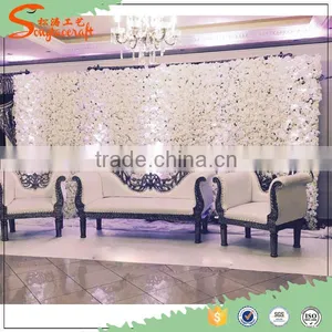 Best Quality Product Artificial Flower Wall Plastic Artificial Wedding Flower Wall thumbnail-3