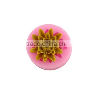 Liquid Silicone Mold Chocolate Fondant Cake Decoration Arts Tool DIY Mold Chrysanthemum Soap 1688 Agent thumbnail-1