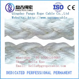 Pangu Perfessional SLIVER COMBINED High Tenacity Polyester and Polysteel in Combination 8-strand Braided Mooring Ropes thumbnail-2