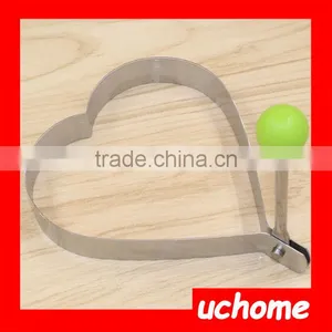 UCHOME Round DIY Thicken Stainless Steel Heart Shape Omelette Pancake Cake Molds Fried Egg Gadgets Cheap Kitchen Cooking thumbnail-4