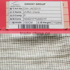 New Fashion Poly Chiffon Check Hot New Chiffon Check thumbnail-1