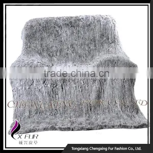 CX-D-92 Wholesale China Rex Rabbit Fur Throw thumbnail-5