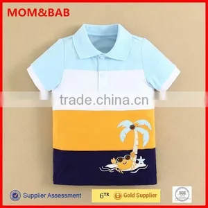 Kids Summer Wear Factory Branded Mom and Bab, Manufacture Polo Shirts Size From 12 Months to 6 Years thumbnail-1