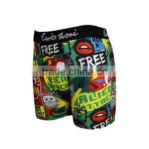 Printed Underwear Undergarments Boxer Brief Underpants Mans Shorts Trunk Custom Design thumbnail-2