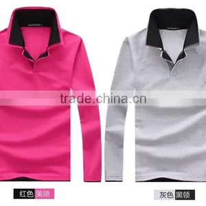 Custom Made Men Women Long Sleeve Polo t Shirts thumbnail-2