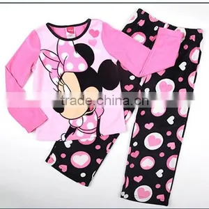 Children's Pajamas Two Piece Set Mickey Mouse Patent Nightgown thumbnail-2