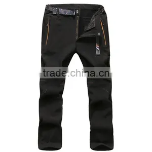 Custom Sports Men Black Softshell Pants With Custom Logo thumbnail-1