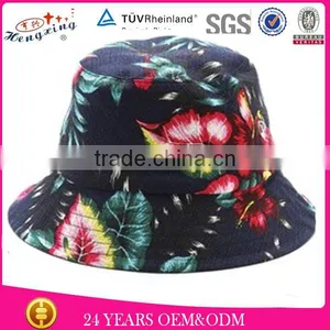 2014 Custom 100% Cotton Bucket Hat/WHolesale Hot Sale Glof Bucket Hat thumbnail-1