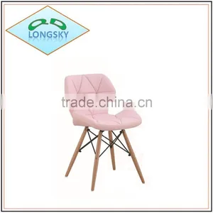 Popular Design Hot-sale Leather Chair With Wooden Legs thumbnail-2