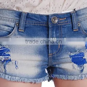 Professional Jeans Manufacturer in China Hotsale Sexy Women Shorts thumbnail-1