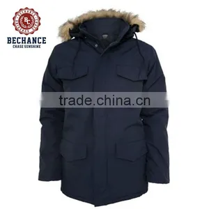 LZ220 Wholesale OEM/ODM Service Men Casual Long Padded Parka thumbnail-1