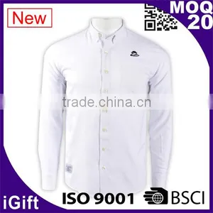 BSCI Garment Industry Fashion Customized Men Custom Cotton Shirt thumbnail-1