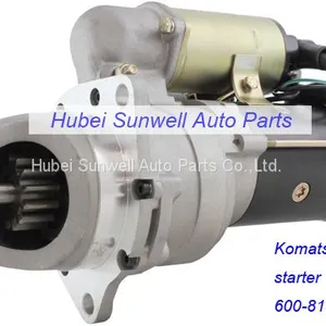Запускатель двигателя Komatsu S6D105 600-813-3281 Запускатель Komatsu 24В / 13Т thumbnail-1