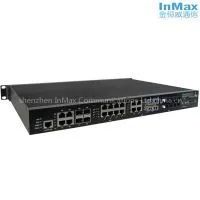 InMax PT3728 4G+24 портовые модульные передовые управляемые промышленные Ethernet-коммутаторы thumbnail-1