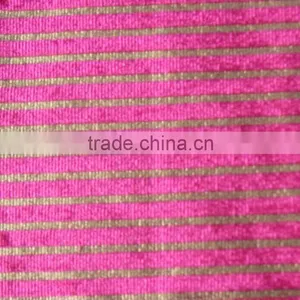 100% Polyester Plain Velvet With Golden thumbnail-1
