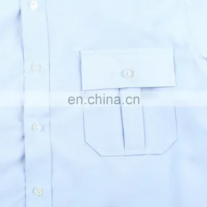 OEM Custom Logo Security Guard Shirt With Double Pocket thumbnail-5