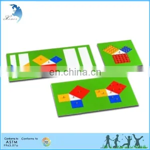 Montessori Teaching Wooden Number Tiles Educational Flash Cards thumbnail-1