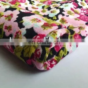 Winfar Textile Knit Single Jersey Super Soft Ring Spun Viscose Lycra Fabric Printed for Garment thumbnail-4