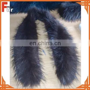 Top Quality Detachable Raccoon Fur Collar thumbnail-1