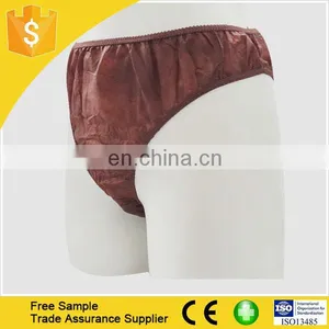 Single Use PP Nonwoven Disposable Unisex Briefs Adult's Underpants thumbnail-1