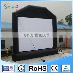 Big Durable PVC Tarpaulin Outdoor Inflatable Movie Screen / Inflatable TV Screen For Sale thumbnail-1