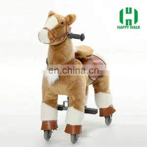 HI Amusement Park Riding Horse on Wheels for Kid and Adult thumbnail-1