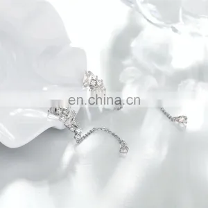 Silvering Crystal Pendant Newly Designs Earrings for Women With High Quality Picture thumbnail-3