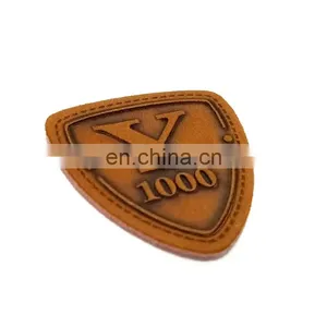 Customized Leather Clothing Labels Leather Patches, Leather Labels With Customized Jeans Leather Patch Labels thumbnail-4
