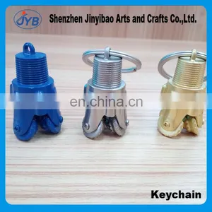 High Quality Oil Well Drill Bit Metal Custom Keychain Promotion thumbnail-1