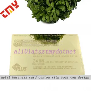 Custom Printing Machines Business Card,Cheap Metal Gold Plated Gold Edge Business Cards thumbnail-5