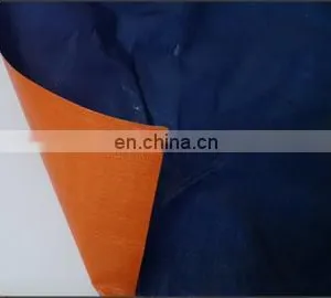 72" x 100m Roll Dark Blue/Orange PE Tarpaulin thumbnail-1