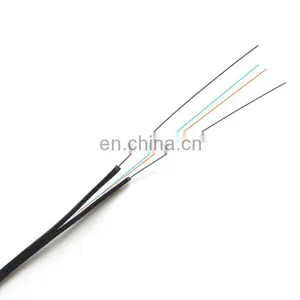 Indoor Outdoor 1F 2F 4F FTTH Fiber Optic Drop Cable With Steel Wire Strength Member thumbnail-5