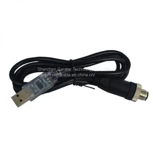Ftdi Usb Rs485 to m8 M12 Serial USB-RS485-M12 Conversion RS485 M12 Usb to Rs485 Rs422 Usb Converter Cable thumbnail-1