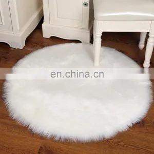 Round Artificial Fur Carpet for Household thumbnail-3